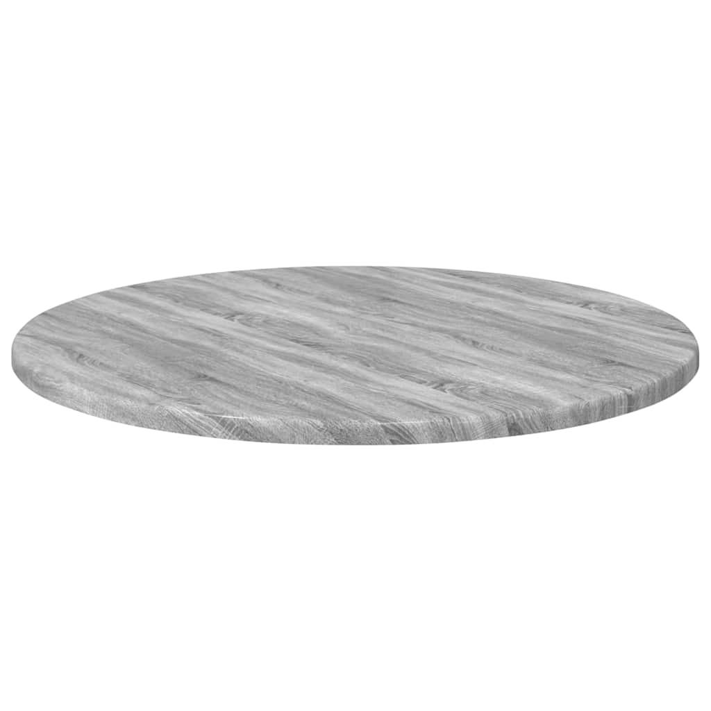 vidaXL Table Top Grey sonoma Ø 50 x 1.5 cm Engineered Wood