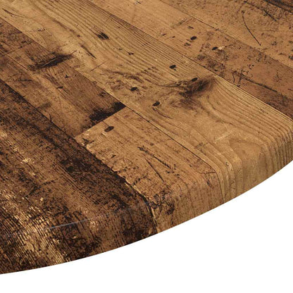 vidaXL Table Top Old wood Ø 50 x 1.5 cm Engineered Wood