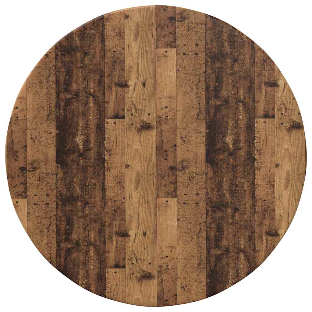 vidaXL Table Top Old wood Ø 50 x 1.5 cm Engineered Wood