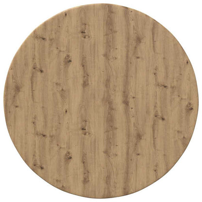 vidaXL Table Top Artisan oak Ø 50 x 1.5 cm Engineered Wood