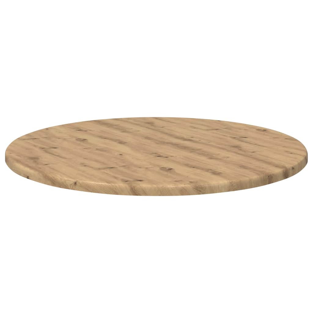 vidaXL Table Top Artisan oak Ø 50 x 1.5 cm Engineered Wood
