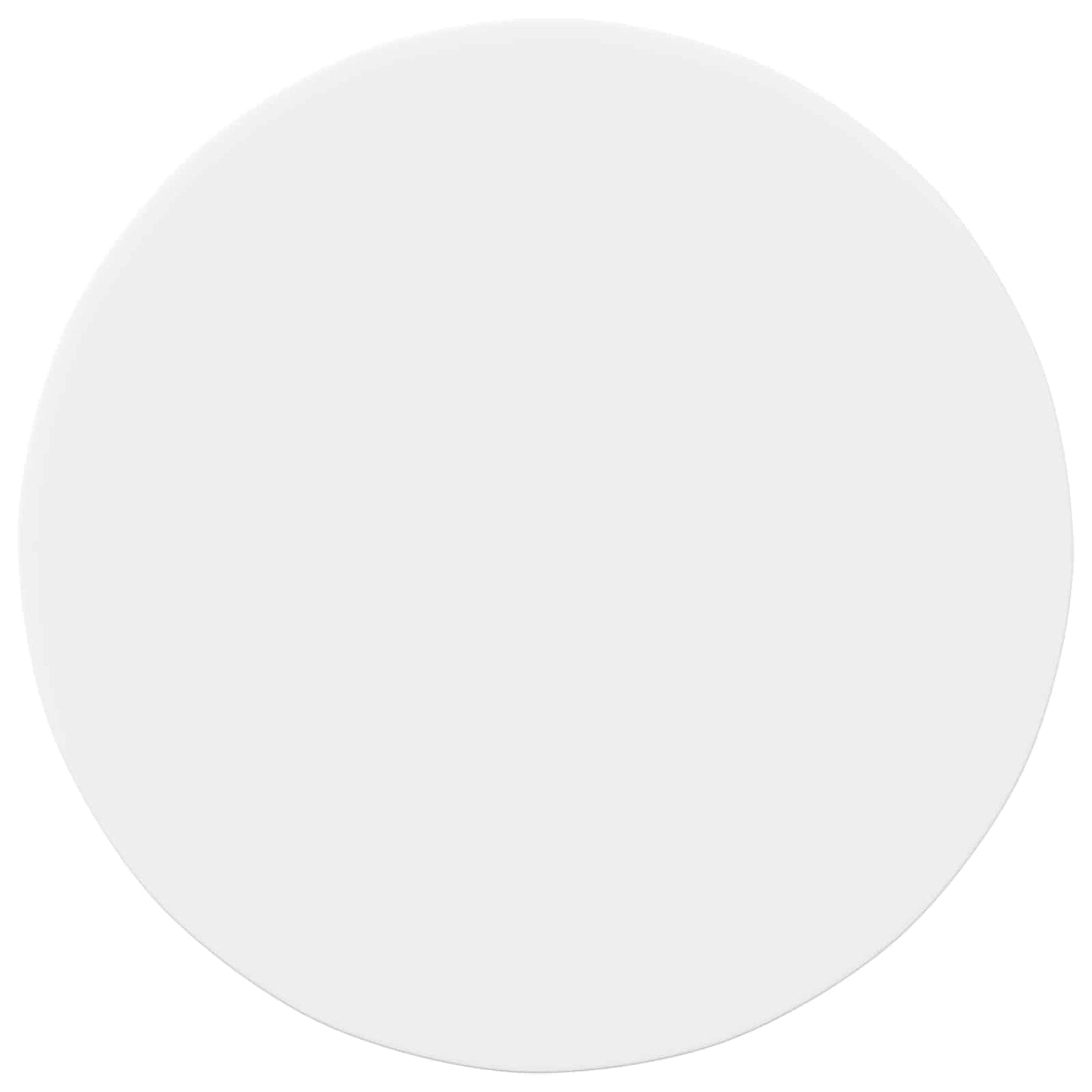 vidaXL Table Top Ø 60 x 1.5 cm Round Engineered Wood White