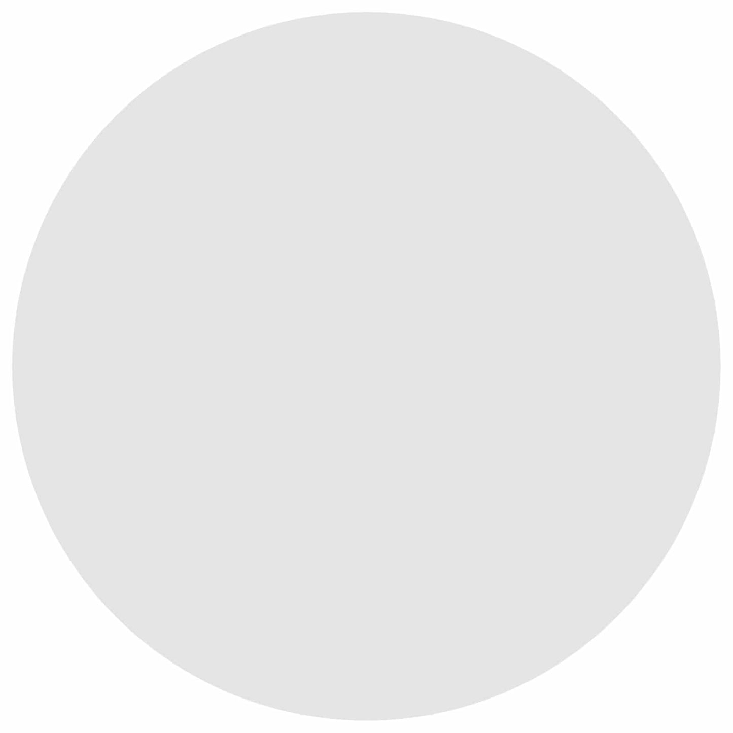vidaXL Table Top Ø 60 x 1.5 cm Round Engineered Wood White