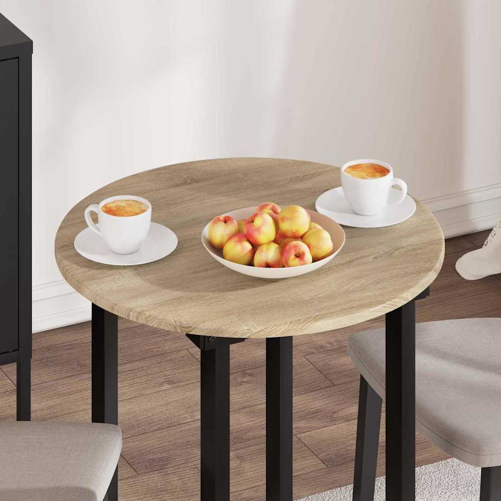 vidaXL Table Top Sonoma oak Ø 60 x 1.5 cm Engineered Wood