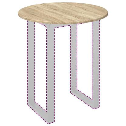 vidaXL Table Top Sonoma oak Ø 60 x 1.5 cm Engineered Wood