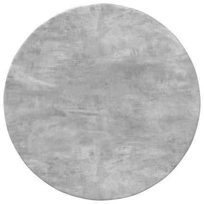 vidaXL Table Top Concrete grey Ø 60 x 1.5 cm Engineered Wood