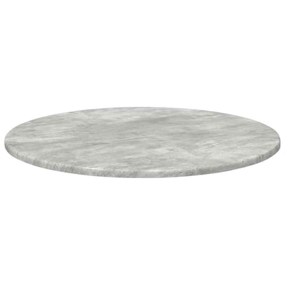 vidaXL Table Top Concrete grey Ø 60 x 1.5 cm Engineered Wood