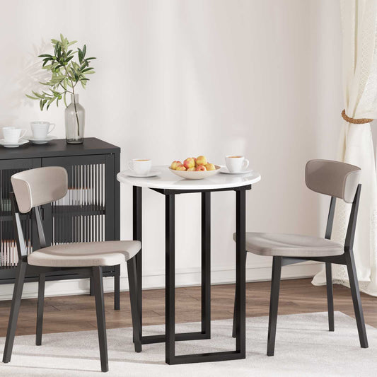 vidaXL Table Top Ø 60 x 1.5 cm Round Engineered Wood High Gloss White