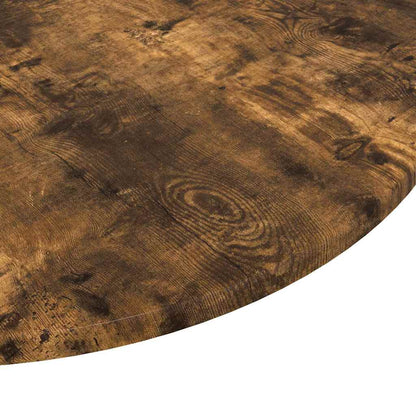 vidaXL Table Top Ø 60 x 1.5 cm Round Engineered Wood Smoked Oak