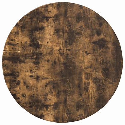 vidaXL Table Top Ø 60 x 1.5 cm Round Engineered Wood Smoked Oak