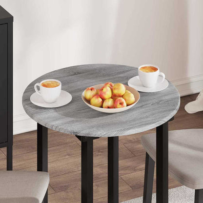 vidaXL Table Top Grey sonoma Ø 60 x 1.5 cm Engineered Wood