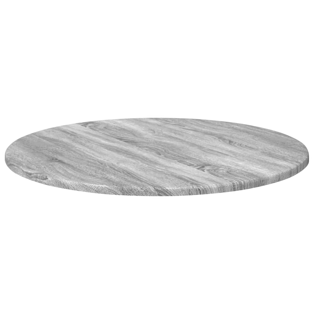 vidaXL Table Top Grey sonoma Ø 60 x 1.5 cm Engineered Wood