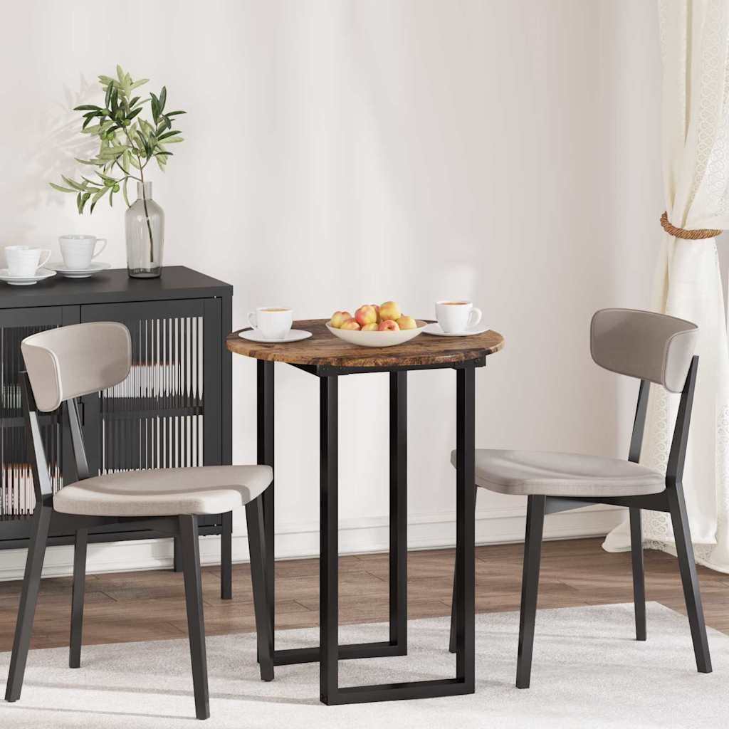 vidaXL Table Top Old wood Ø 60 x 1.5 cm Engineered Wood