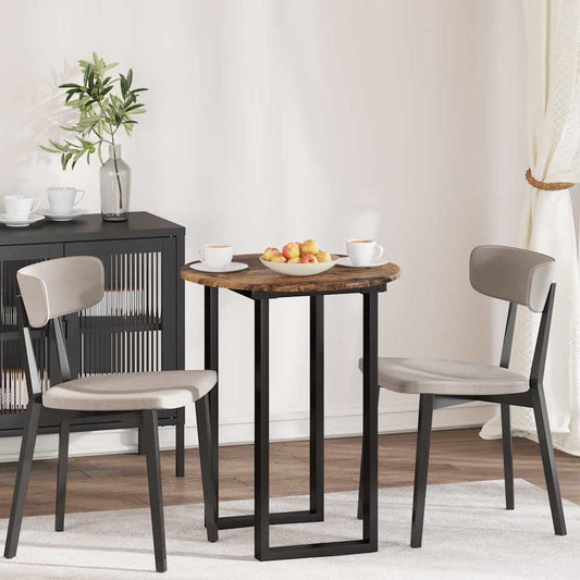 vidaXL Table Top Old wood Ø 60 x 1.5 cm Engineered Wood