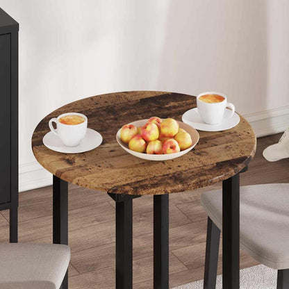 vidaXL Table Top Old wood Ø 60 x 1.5 cm Engineered Wood