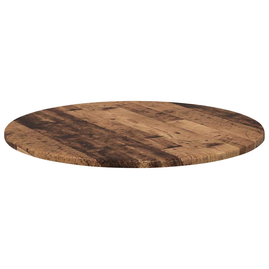 vidaXL Table Top Old wood Ø 60 x 1.5 cm Engineered Wood