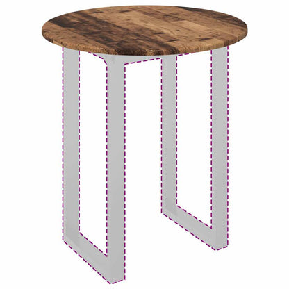 vidaXL Table Top Old wood Ø 60 x 1.5 cm Engineered Wood