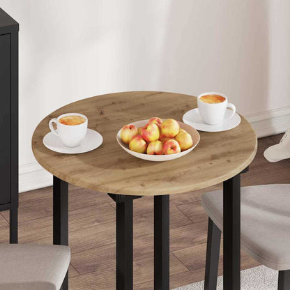 vidaXL Table Top Artisan oak Ø 60 x 1.5 cm Engineered Wood