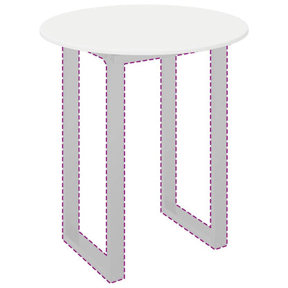 vidaXL Table Top White Ø 70 x 1.5 cm Engineered Wood