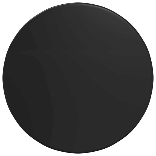 vidaXL Table Top Ø 70 x 1.5 cm Round Engineered Wood Black
