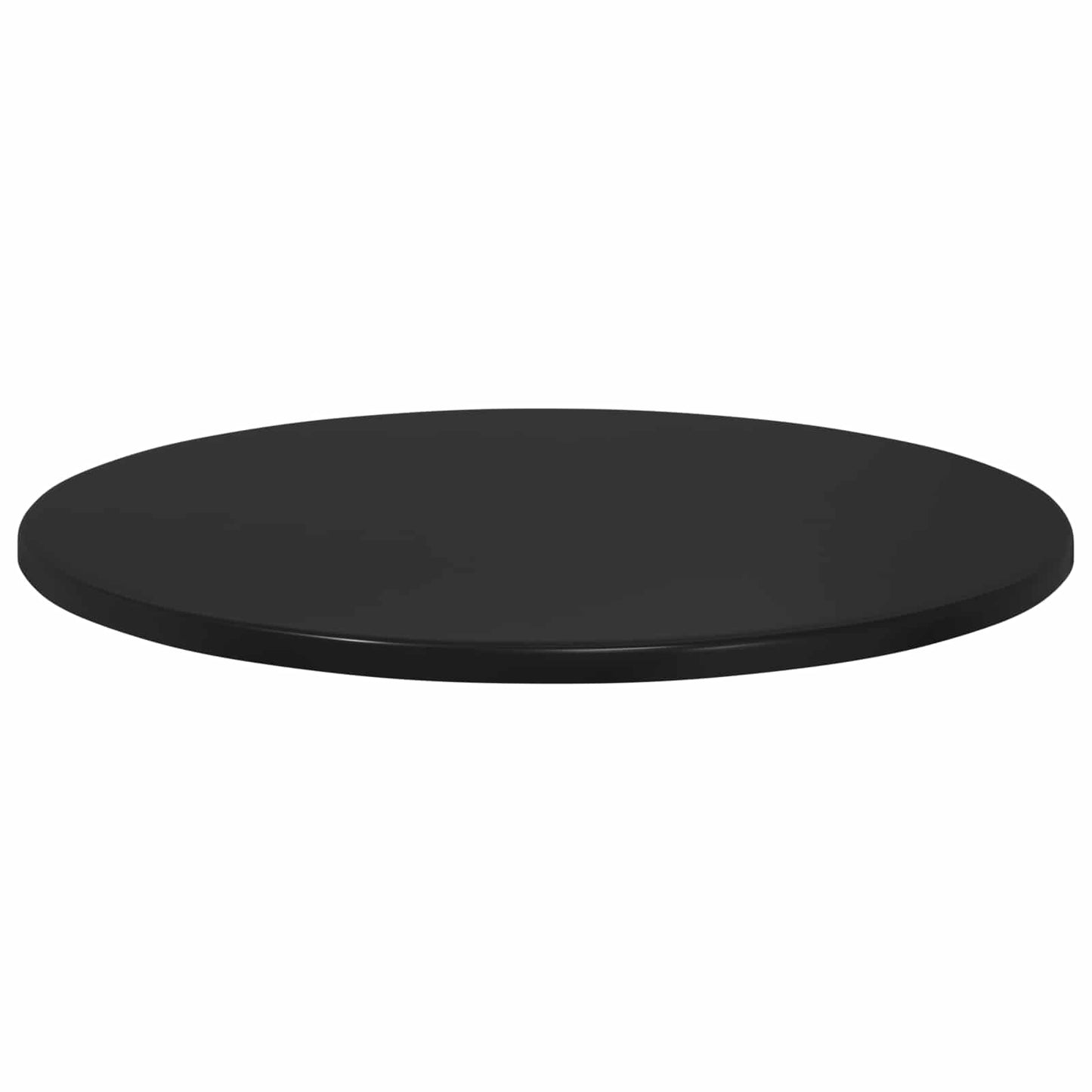 vidaXL Table Top Ø 70 x 1.5 cm Round Engineered Wood Black