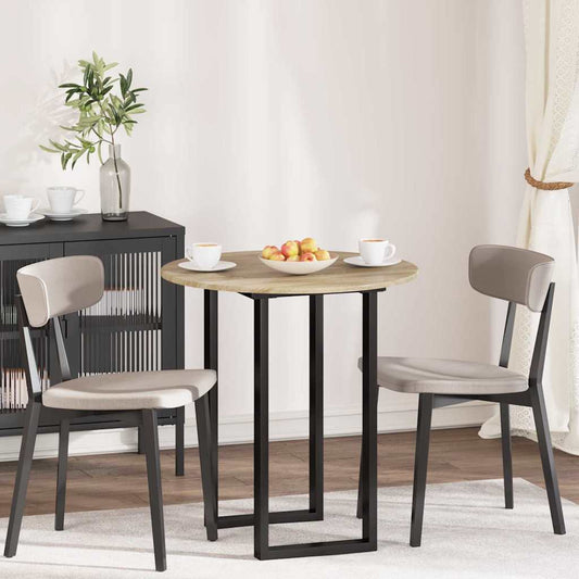 vidaXL Table Top Sonoma oak Ø 70 x 1.5 cm Engineered Wood