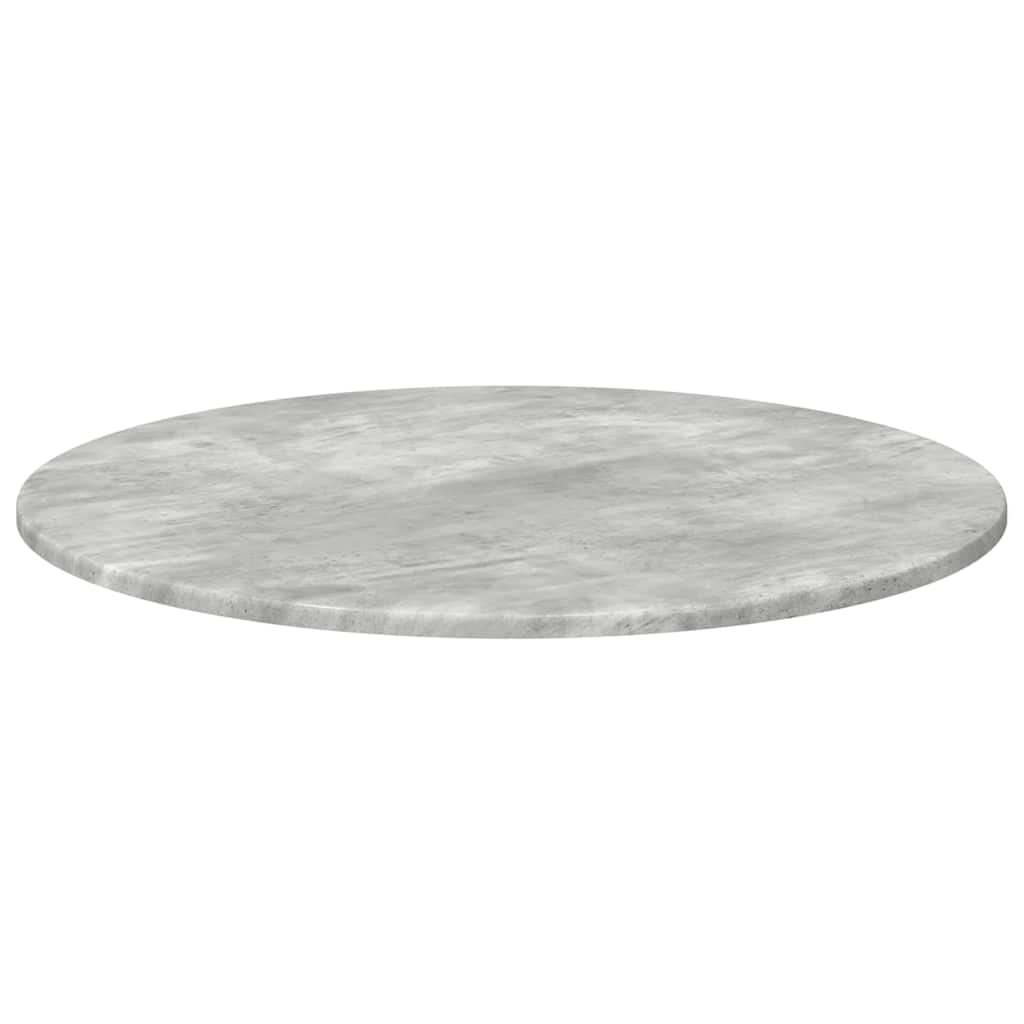vidaXL Table Top Ø 70 x 1.5 cm Round Engineered Wood Concrete Grey