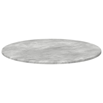 vidaXL Table Top Ø 70 x 1.5 cm Round Engineered Wood Concrete Grey