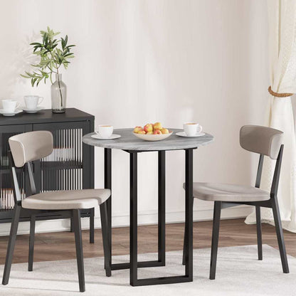 vidaXL Table Top Grey sonoma Ø 70 x 1.5 cm Engineered Wood