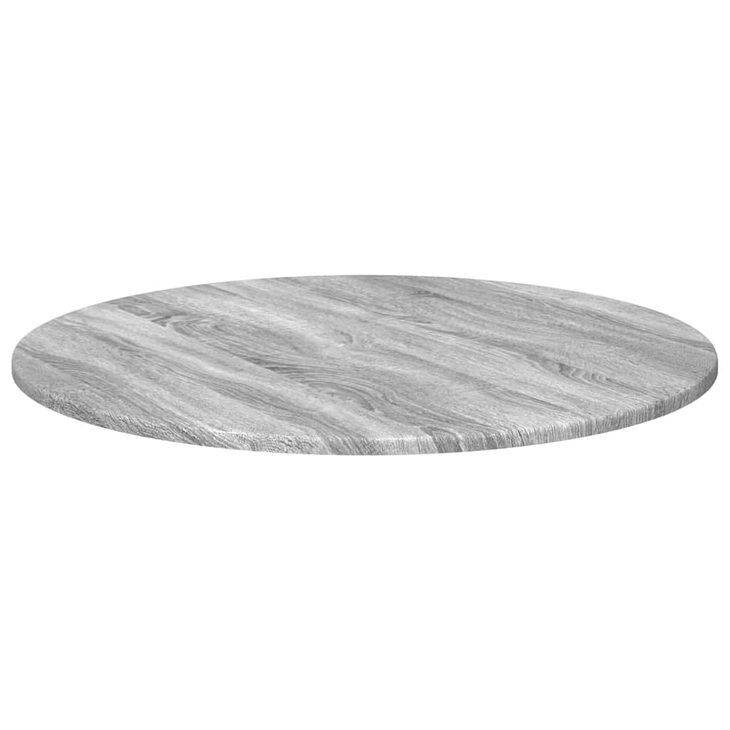 vidaXL Table Top Grey sonoma Ø 70 x 1.5 cm Engineered Wood
