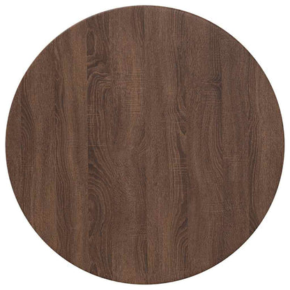 vidaXL Table Top Brown oak Ø 70 x 1.5 cm Engineered Wood