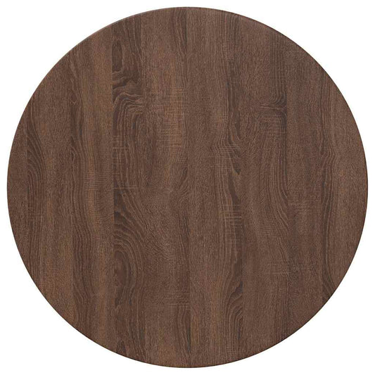 vidaXL Table Top Brown oak Ø 70 x 1.5 cm Engineered Wood