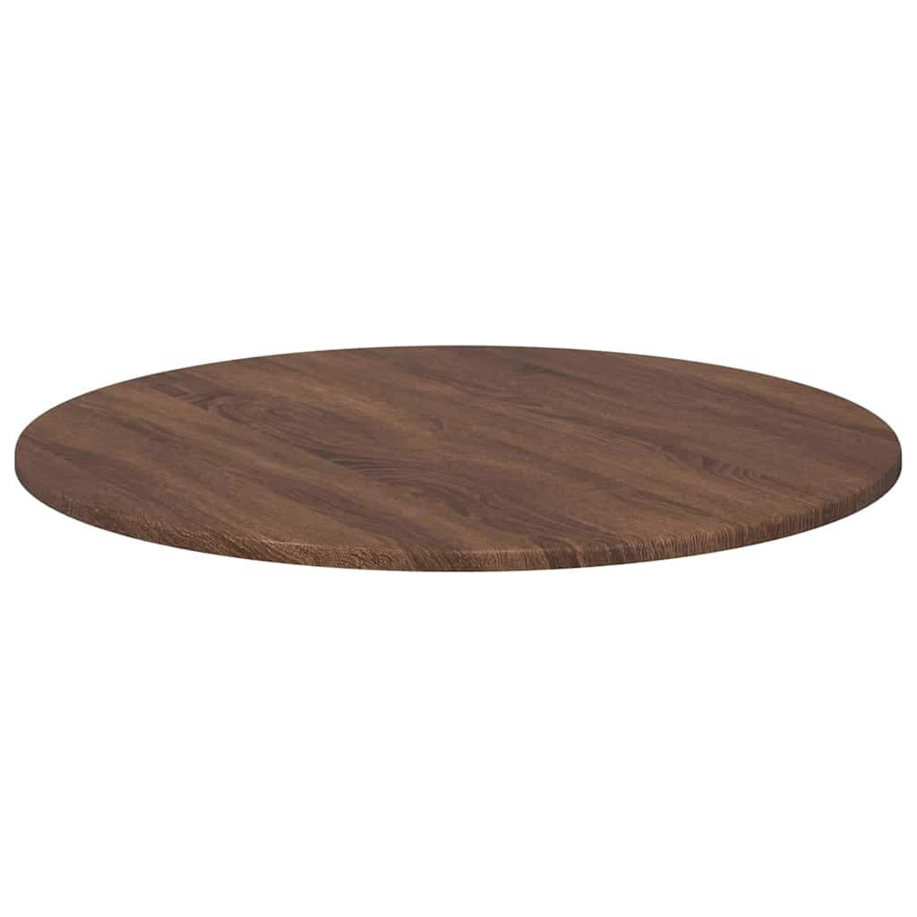 vidaXL Table Top Brown oak Ø 70 x 1.5 cm Engineered Wood
