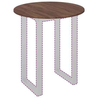 vidaXL Table Top Brown oak Ø 70 x 1.5 cm Engineered Wood