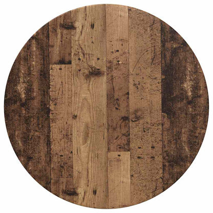 vidaXL Table Top Old wood Ø 70 x 1.5 cm Engineered Wood