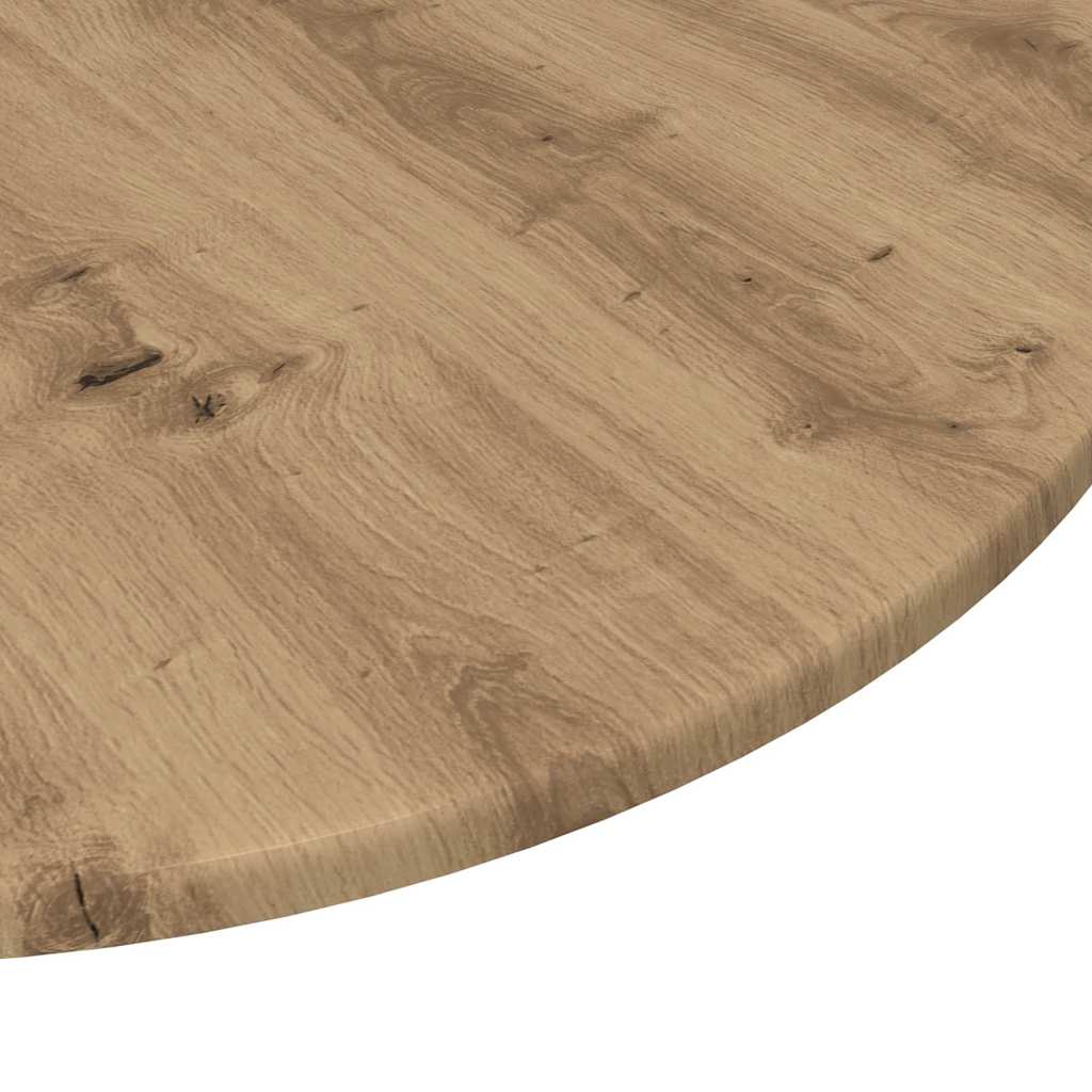 vidaXL Table Top Artisan oak Ø 70 x 1.5 cm Engineered Wood