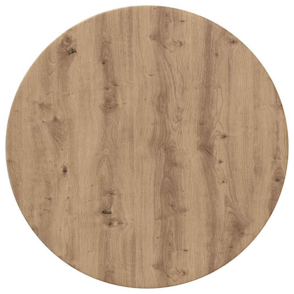 vidaXL Table Top Artisan oak Ø 70 x 1.5 cm Engineered Wood