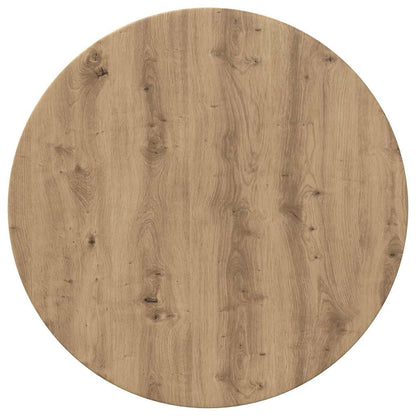 vidaXL Table Top Artisan oak Ø 70 x 1.5 cm Engineered Wood