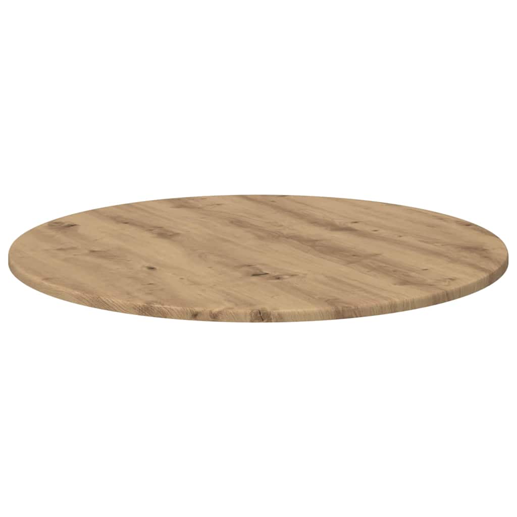 vidaXL Table Top Artisan oak Ø 70 x 1.5 cm Engineered Wood
