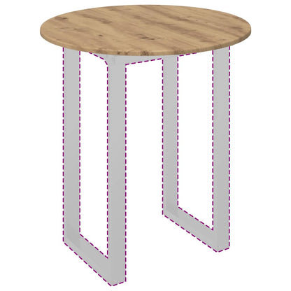 vidaXL Table Top Artisan oak Ø 70 x 1.5 cm Engineered Wood