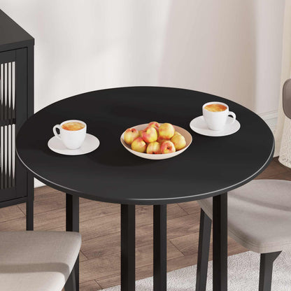 vidaXL Table Top Black Ø 80 x 1.5 cm Engineered Wood