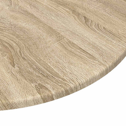 vidaXL Table Top Ø 80 x 1.5 cm Round Engineered Wood Sonoma Oak
