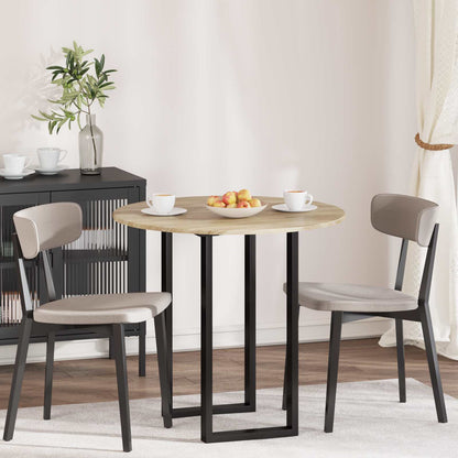 vidaXL Table Top Ø 80 x 1.5 cm Round Engineered Wood Sonoma Oak