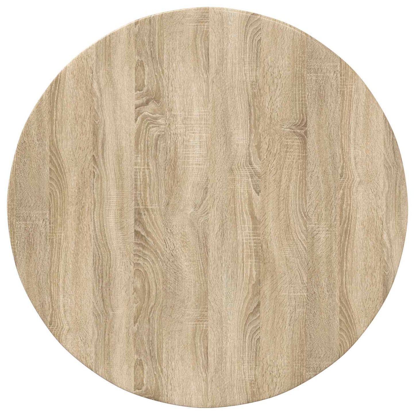vidaXL Table Top Ø 80 x 1.5 cm Round Engineered Wood Sonoma Oak