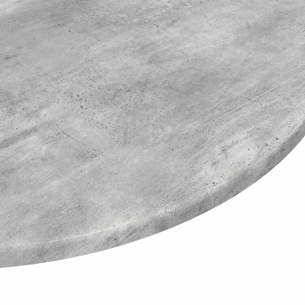 vidaXL Table Top Ø 80 x 1.5 cm Round Engineered Wood Concrete Grey