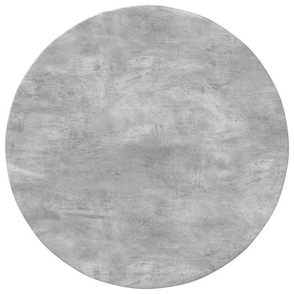 vidaXL Table Top Ø 80 x 1.5 cm Round Engineered Wood Concrete Grey