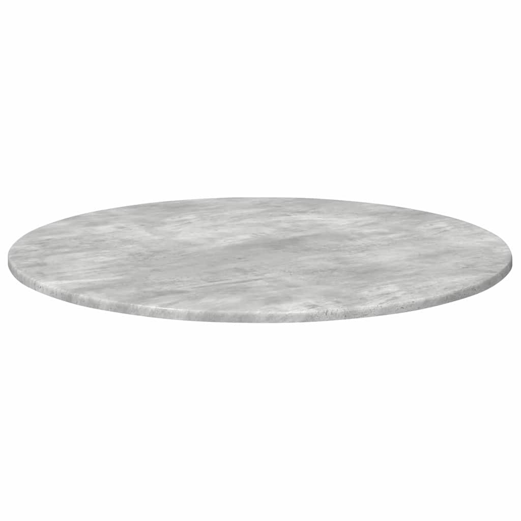 vidaXL Table Top Ø 80 x 1.5 cm Round Engineered Wood Concrete Grey