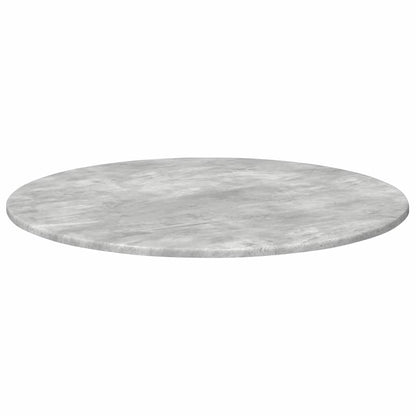 vidaXL Table Top Ø 80 x 1.5 cm Round Engineered Wood Concrete Grey
