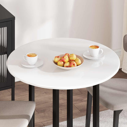 vidaXL Table Top High gloss white Ø 80 x 1.5 cm Engineered Wood