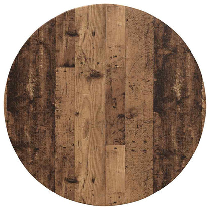 vidaXL Table Top Old wood Ø 80 x 1.5 cm Engineered Wood